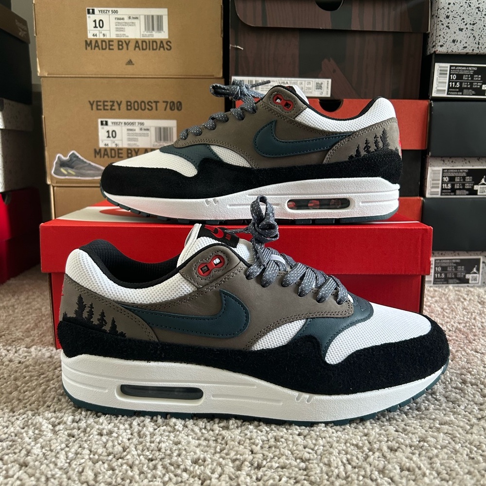 Nike Air Max 1 PRM Escape Treeline, New (Size US Men’s 10.0)
